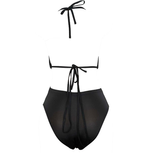 Keyhole Neckline Halter Monokini