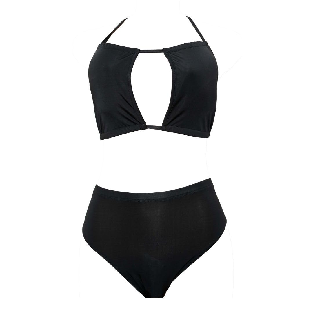 Keyhole Neckline Halter Monokini