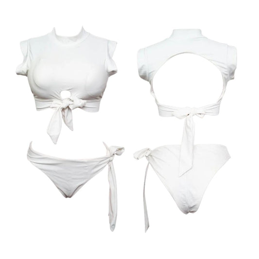 Tie Front Bikini Set, Two-Piece